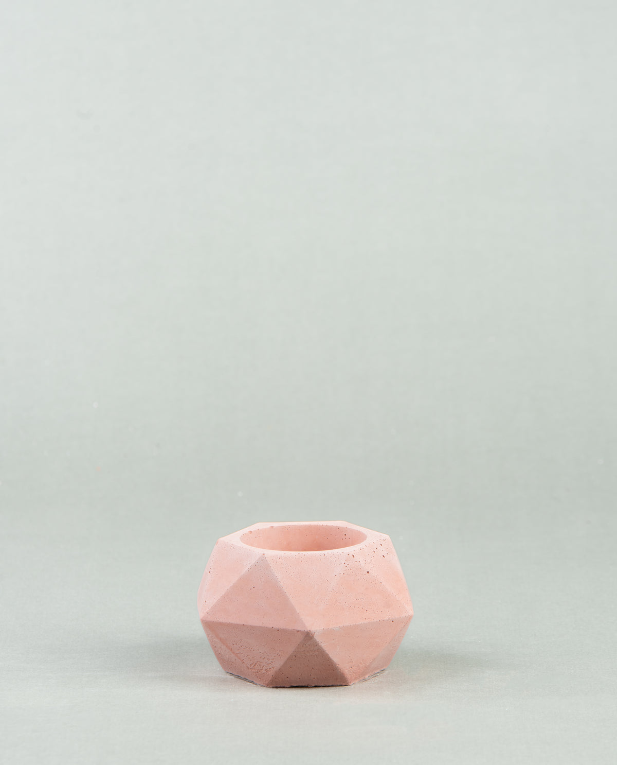 Hexagonal Haven: Small Concrete Holders for Candles or Cacti in Six Colors