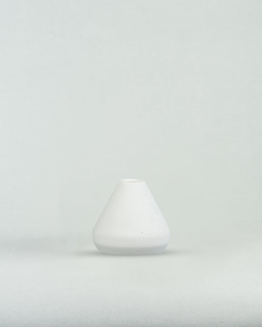 Terrazzo Twist: Small Concrete Vase in Modern Design