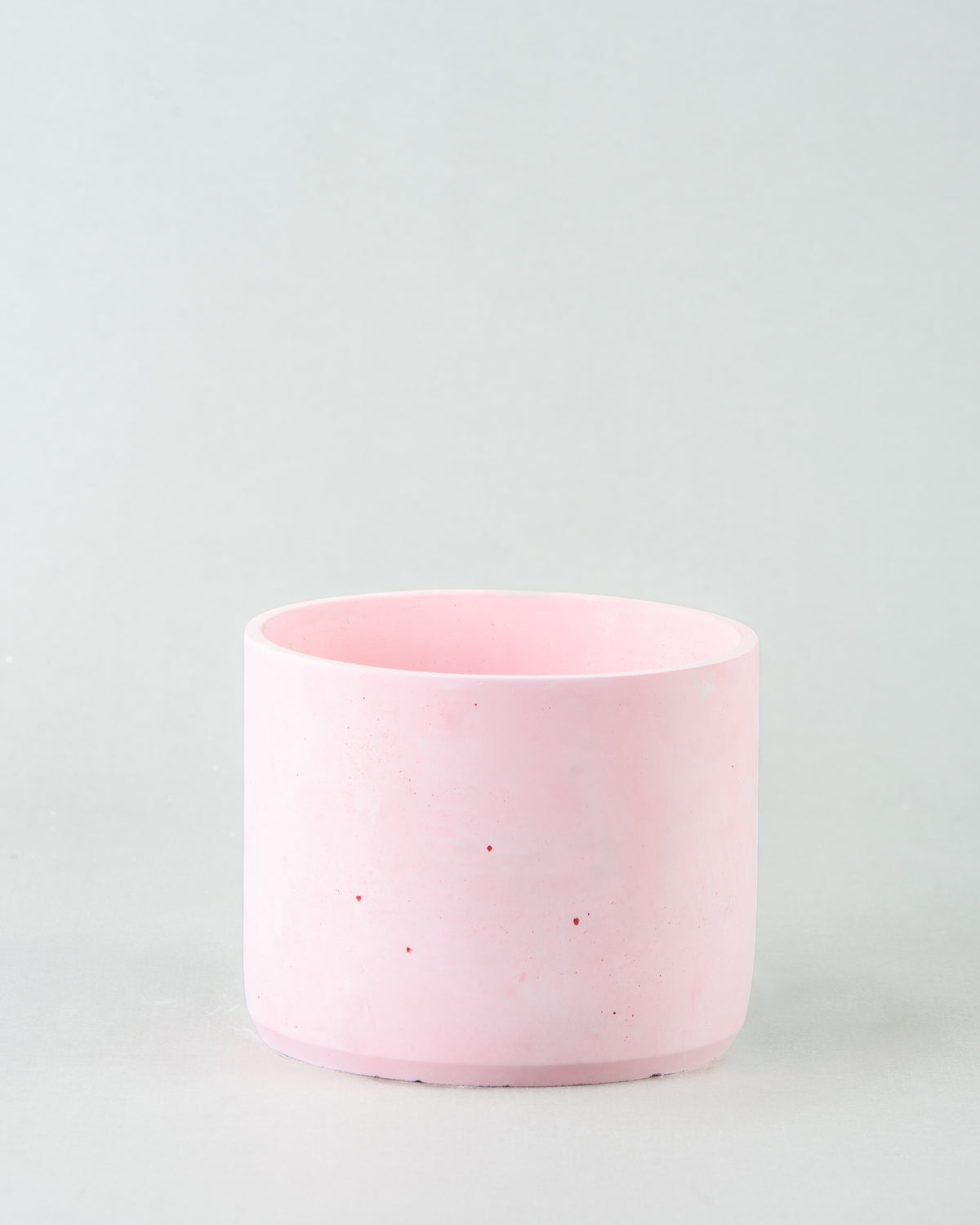 Contemporary Cylinder Collection: Medium Concrete Planters in Six Colors