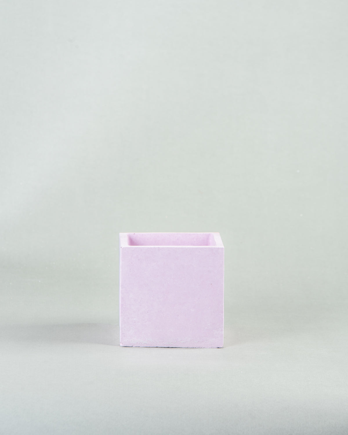 Modern Square Mosaic: Concrete Planters in Six Colors