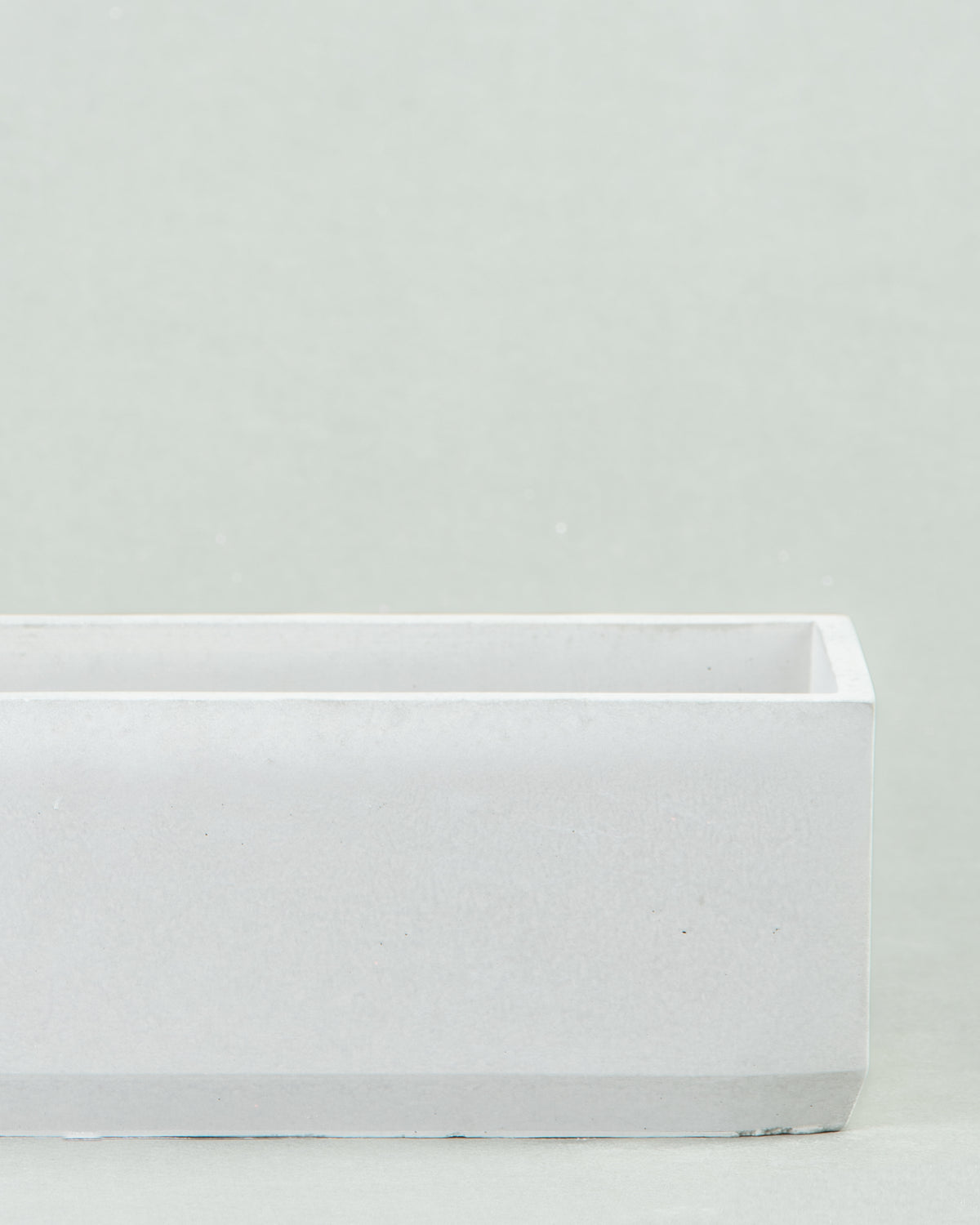 Modern Rectangular Vista: Large Concrete Planters in Five Colors